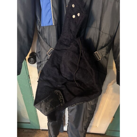 Vintage Walls Blizzard-Pruf Insulated Coveralls Large Tall  Faux Fur Collar Hood - Picture 7 of 16